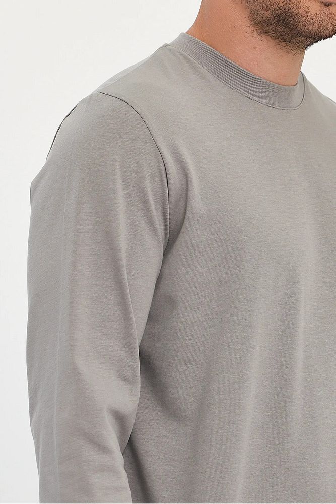 Rodi Jeans Erkek Bisiklet Yaka Baskısız Rahat Kalıp Mevsimlik Sweatshirt