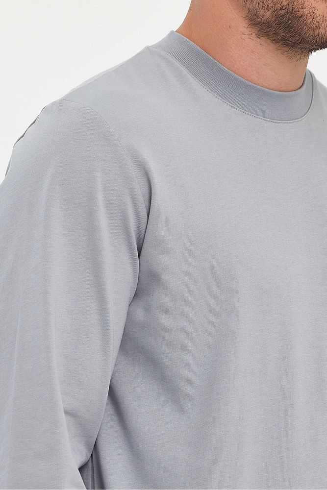 Rodi Jeans Erkek Bisiklet Yaka Baskısız Rahat Kalıp Mevsimlik Sweatshirt