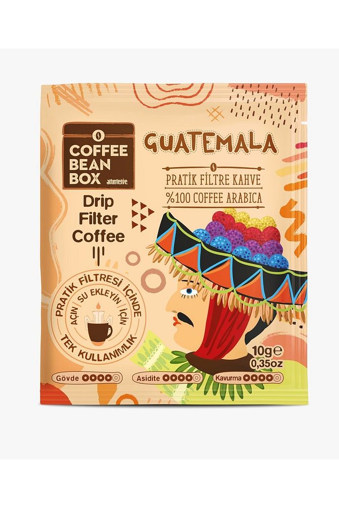 Guatemala Pratik Filtre Kahve 10 gr X 10 Adet Aç-iç-at