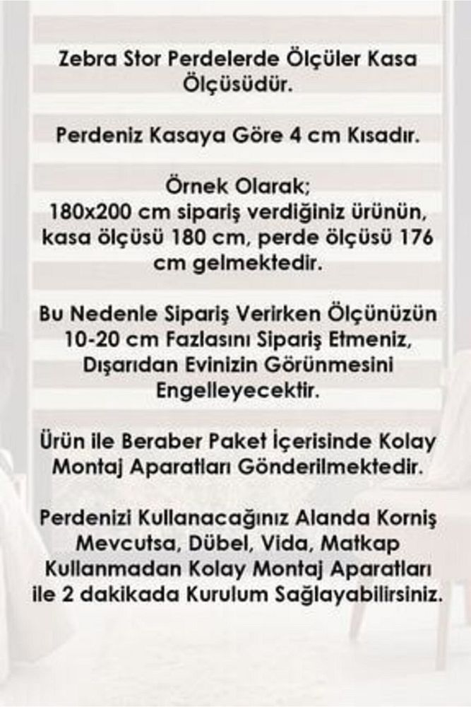 Ekru Renk Avangart Lazer Kesim Stor Perde ELZ07