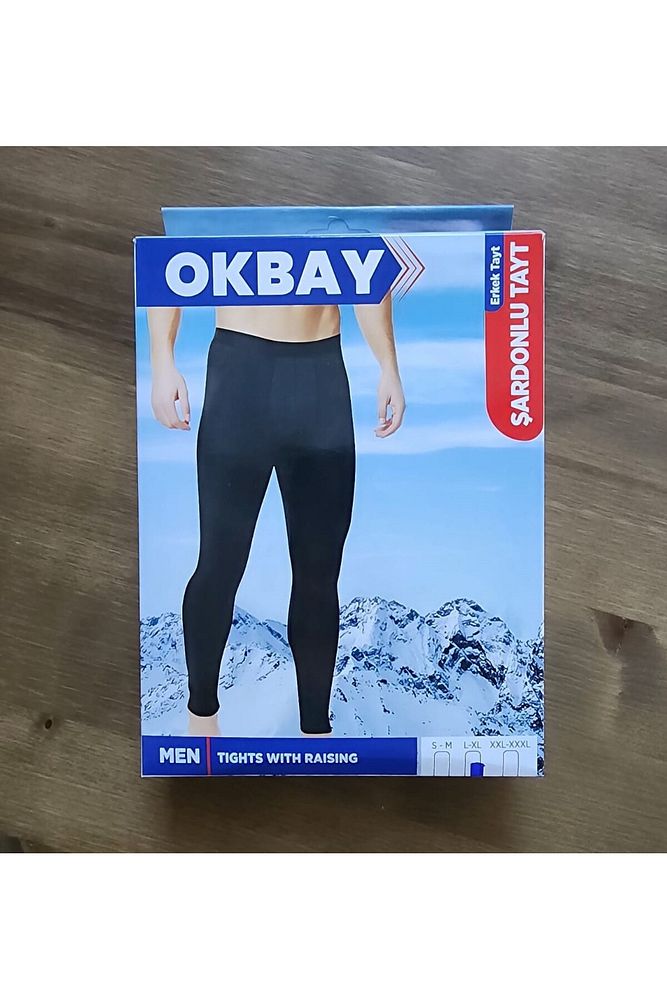 Mia Okbay Erkek Şardonlu Termal İçlik Tayt Kutulu