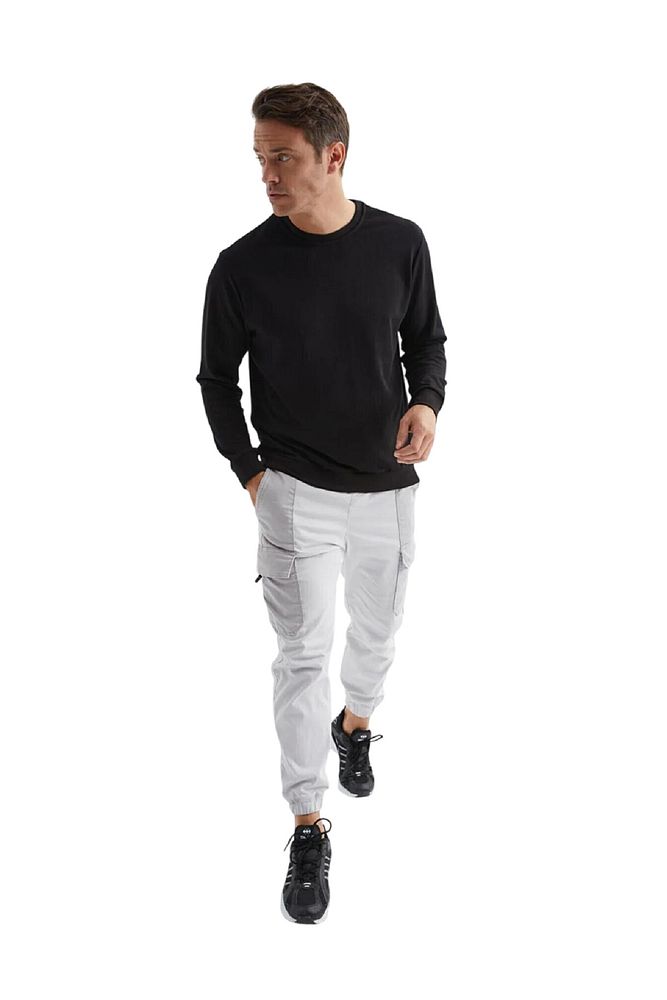 Rodi Jeans Erkek Bisiklet Yaka Relax Fit Kalıp 2 iplik Mevsimlik Baskısız İnce Sweatshirt