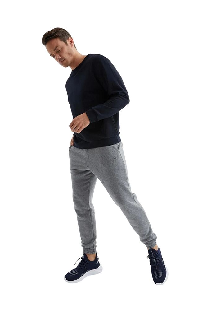 Rodi Jeans Erkek Bisiklet Yaka Relax Fit Kalıp 2 iplik Mevsimlik Baskısız İnce Sweatshirt