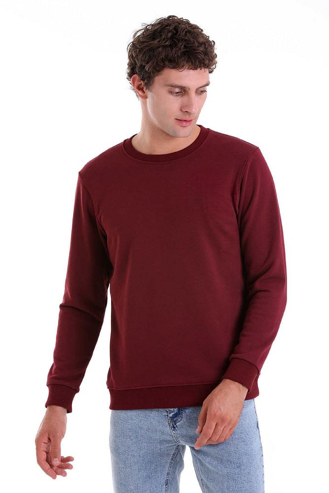 Rodi Jeans Erkek Bisiklet Yaka Basic Rahat Form İnce Mevsimlik 2 İplik VİP Sweatshirt