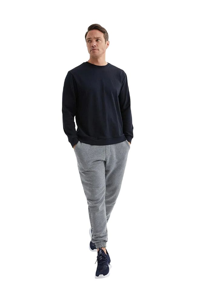 Rodi Jeans Erkek Bisiklet Yaka Relax Fit Kalıp 2 iplik Mevsimlik Baskısız İnce Sweatshirt