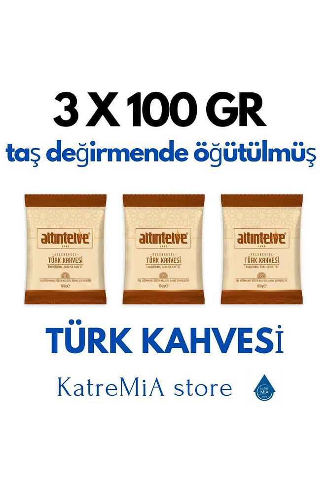 Öğütülmüş Türk Kahvesi 3 X100 gr