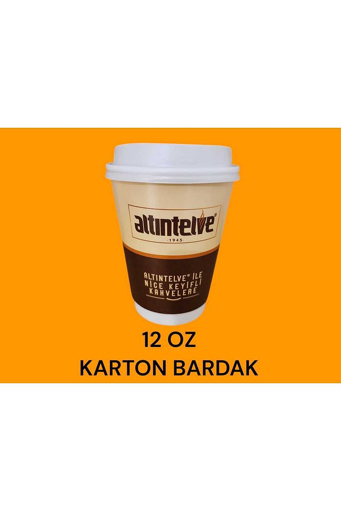 KARTON-SIZDIRMAZ KAPAKLI  Sıcak İçecek Bardağı ÇİFT DUVARLI (DW) EL DUDAK YAKMAZ (8-12 OZ SEÇENEKLİ) 30'lu