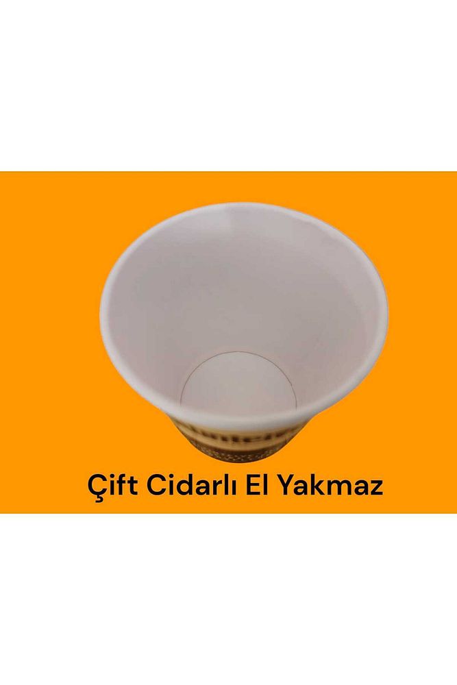 KARTON-SIZDIRMAZ KAPAKLI  Sıcak İçecek Bardağı ÇİFT DUVARLI (DW) EL DUDAK YAKMAZ (8-12 OZ SEÇENEKLİ) 30'lu