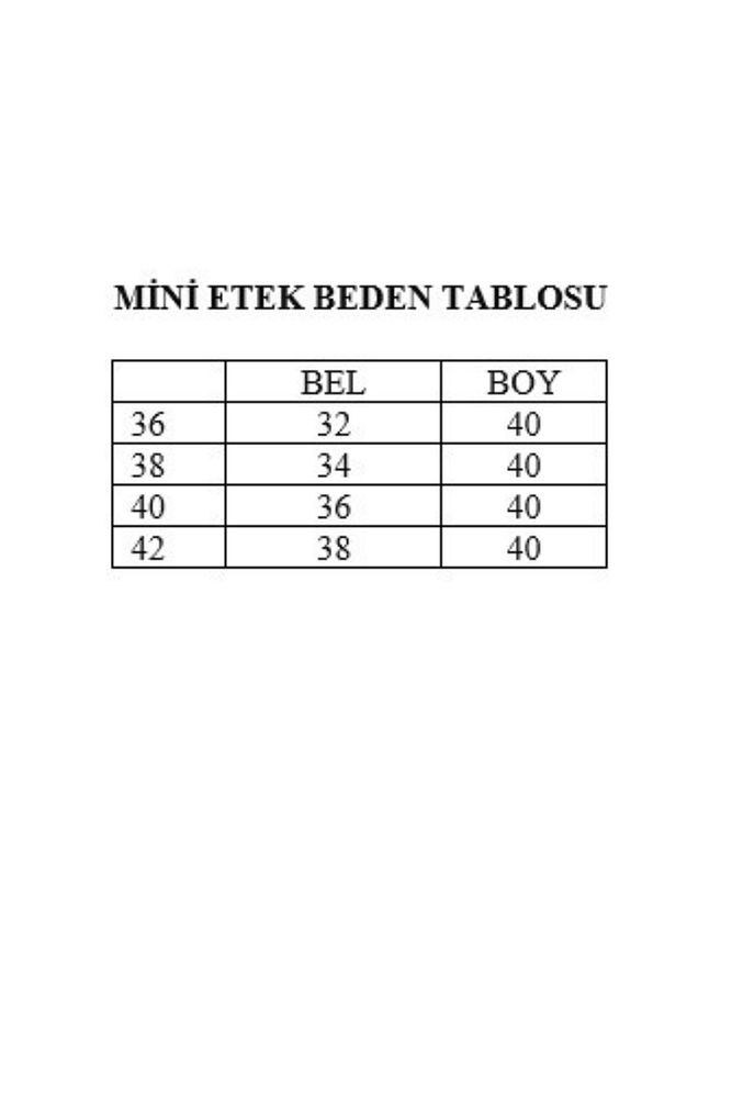 Kadın Siyah Kemerli Pileli Mini Etek