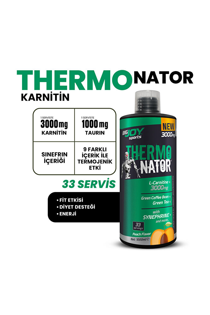 Bigjoy L-Karnitin ThermoNator ŞEFTALİ Aromalı