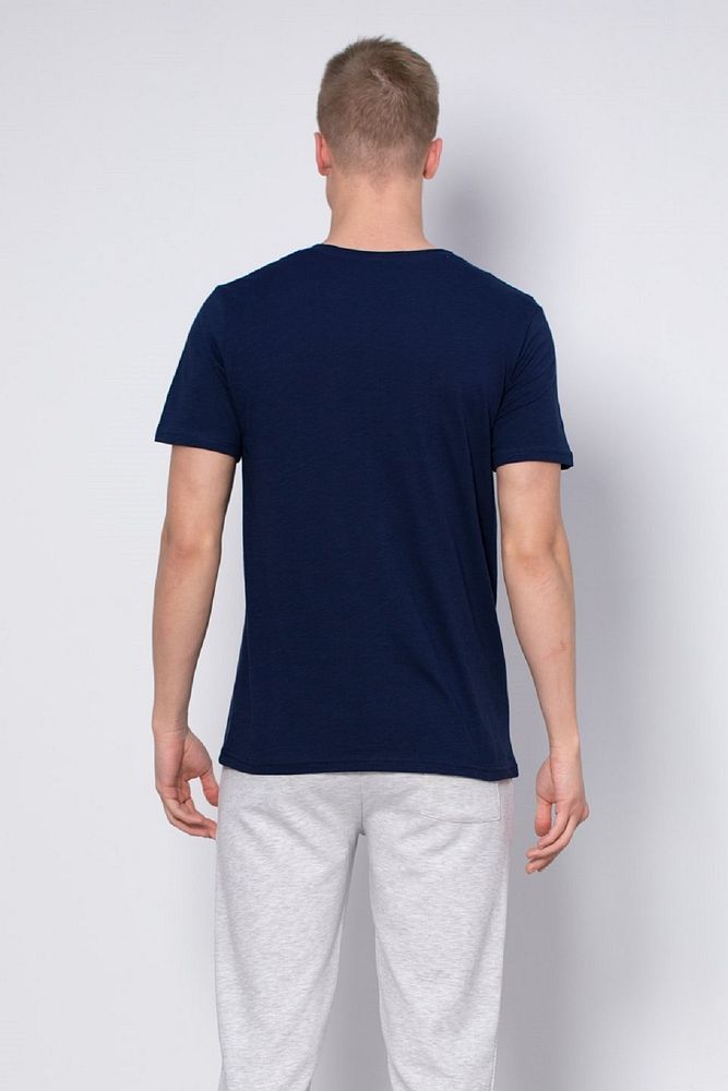 Erkek Bisiklet Yaka %100 Pamuk Gögüs Cepli T-Shirt