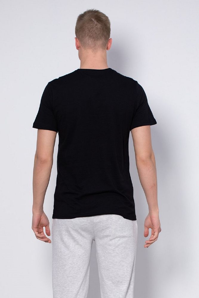 Erkek Bisiklet Yaka %100 Pamuk Gögüs Cepli T-Shirt