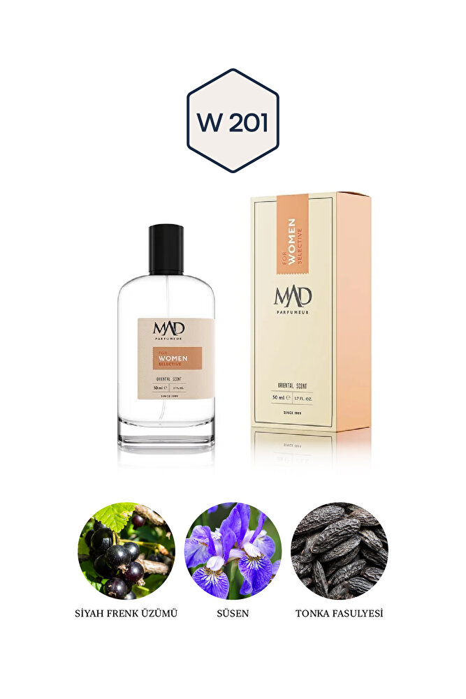 Mad W201 Selective 50 ml Kadın Parfüm | Oryantal & Çiçeksi