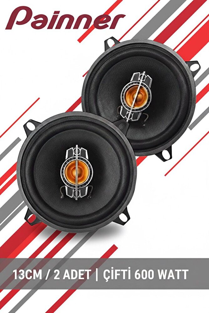 Ben Audıo Çifti 600 Watt 13 Cm Araba Oto Hoparlör Tweeter'lı Kutu