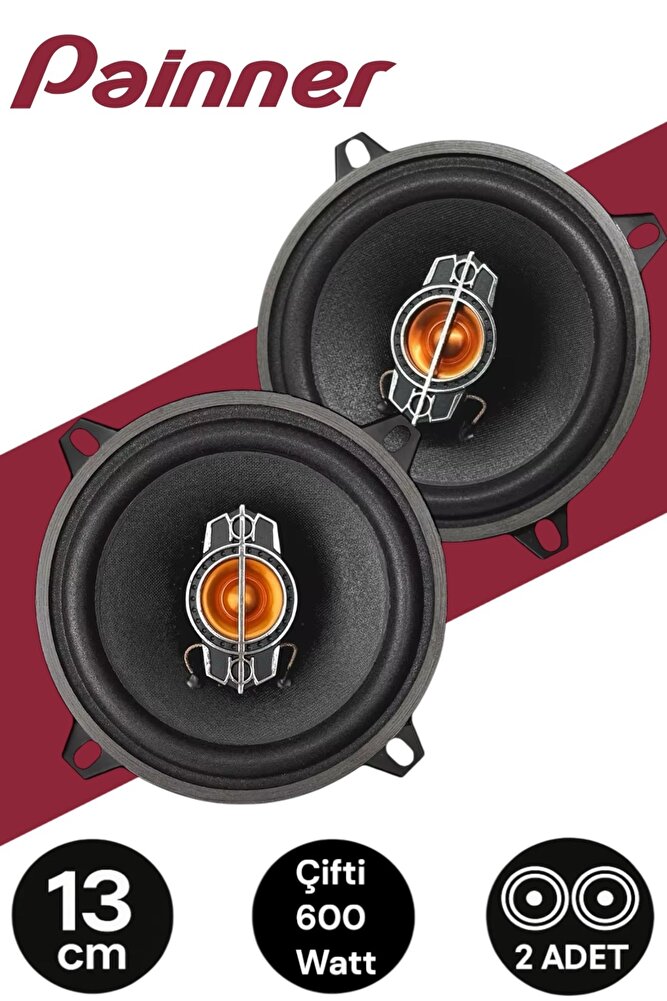 Ben Audıo Çifti 600 Watt 13 Cm Araba Oto Hoparlör Tweeter'lı Kutu