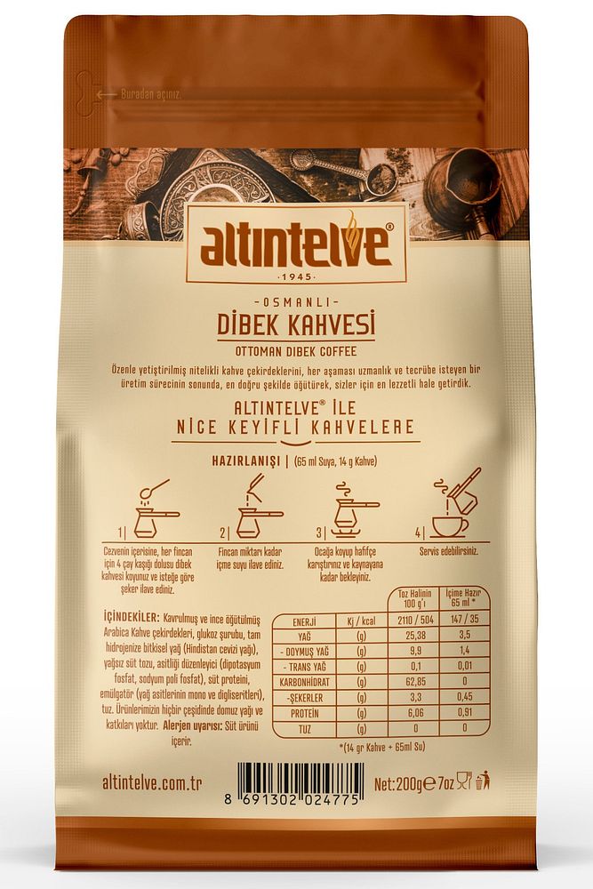 Osmanlı Dibek Kahvesi (200 Gr)