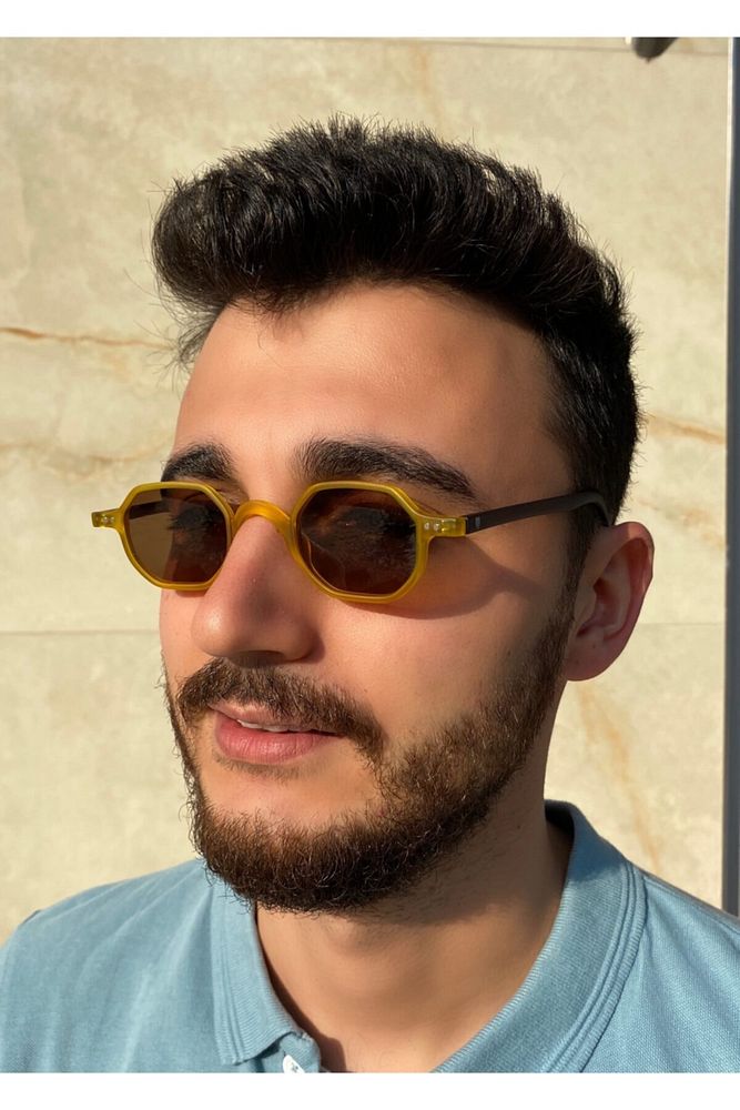 Eyewear Turuncu Oval Metal Detaylı Güneş Gözlüğü Tg 1336 C.1301