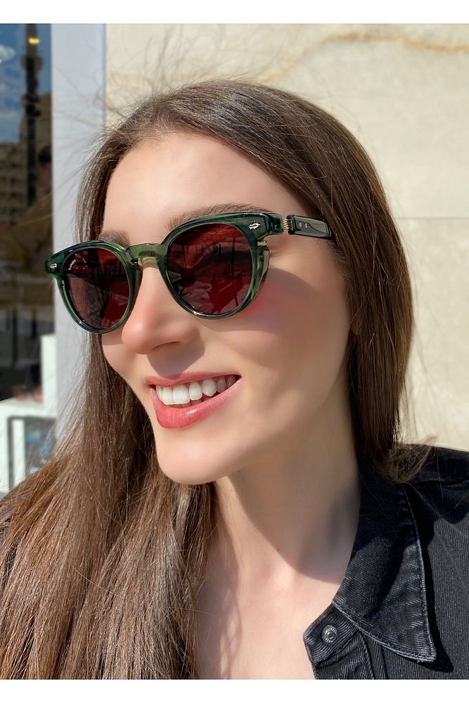 Eyerwear Yuvarlak Siyah Unisex Güneş Gözlüğü 1367 C02