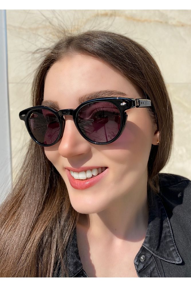 Eyerwear Yuvarlak Siyah Unisex Güneş Gözlüğü 1367 C02