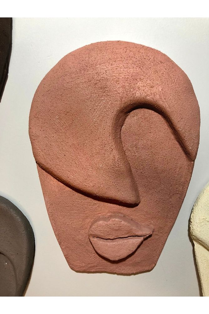 El Yapımı Özel Pigment Boya Uygulamalı Duvar Dekoru Maskeler