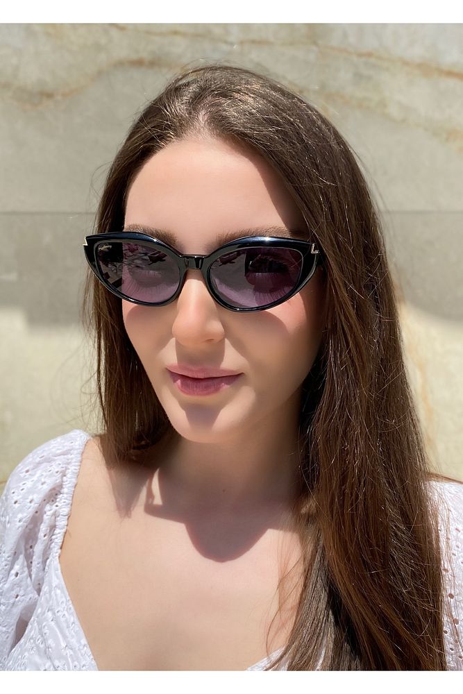 Eyewear Kırçıllı Kahve Cat Eye Güneş Gözlüğü Rb-5512 C2