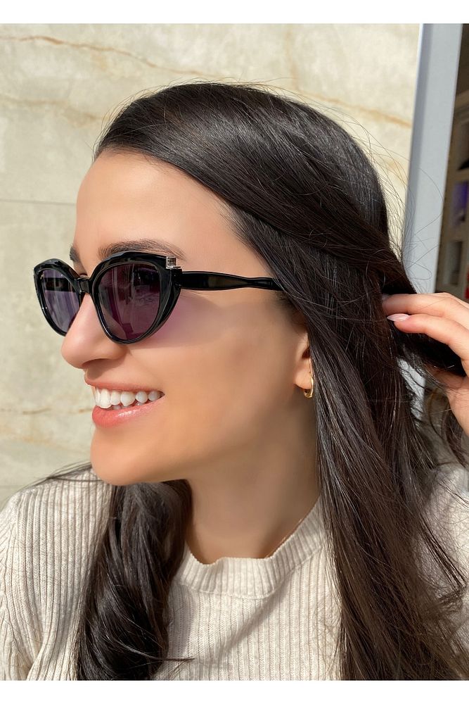 Eyewear Kırçıllı Kahve Cat Eye Güneş Gözlüğü Rb-5512 C2