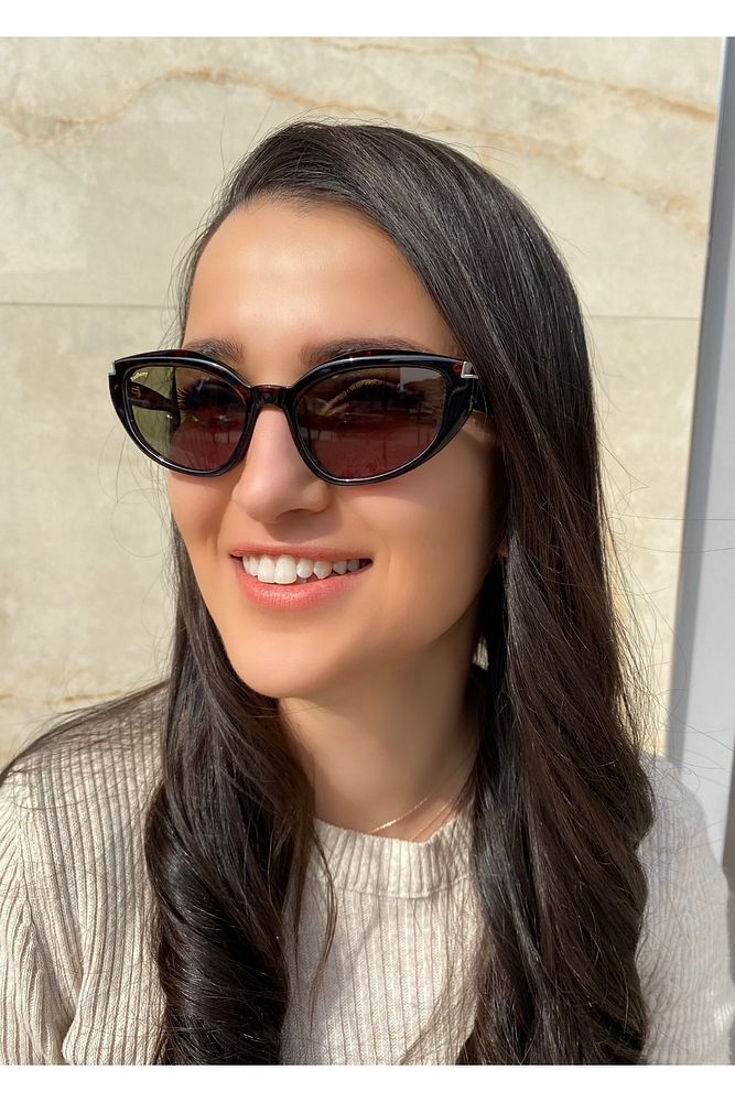 Eyewear Kırçıllı Kahve Cat Eye Güneş Gözlüğü Rb-5512 C2