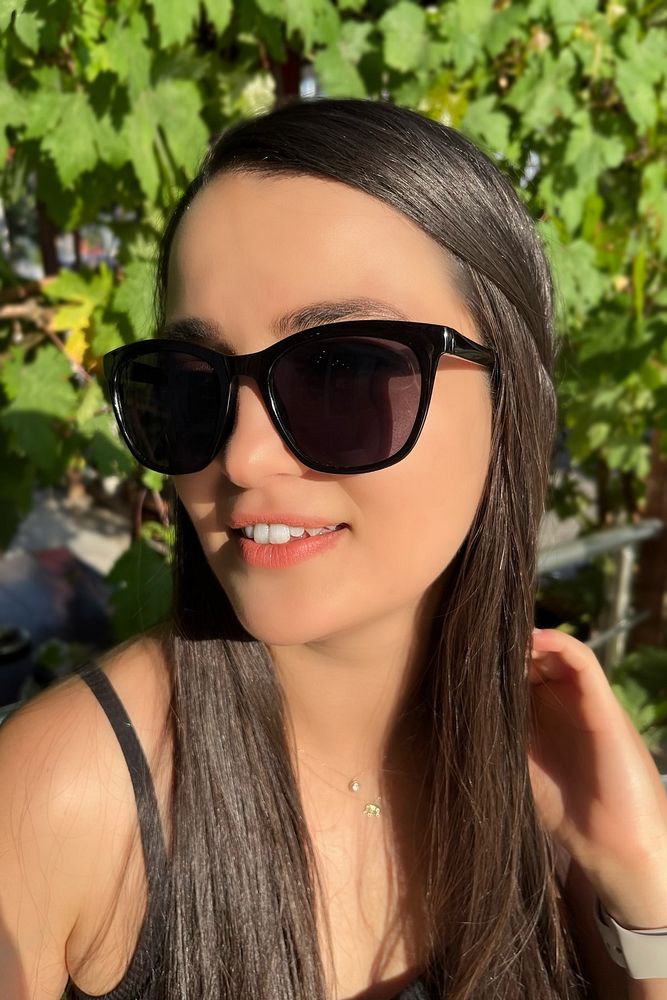Siyah Kare Polarize Kadın Güneş Gözlüğü 966 Col.0006