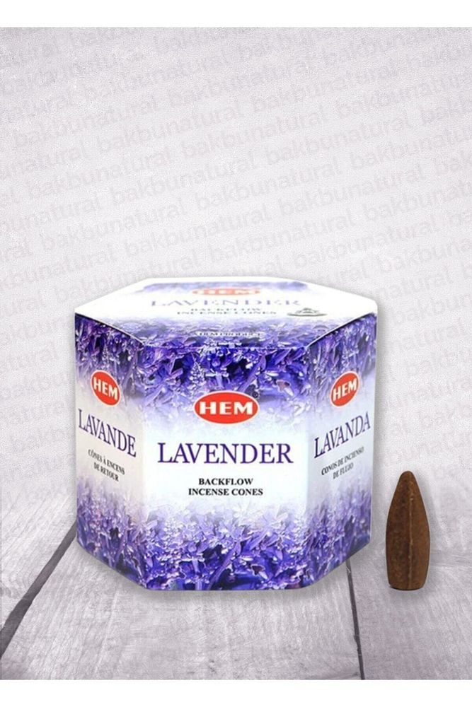 Lavender Geri Akışlı Konik Tütsü 40 Adet