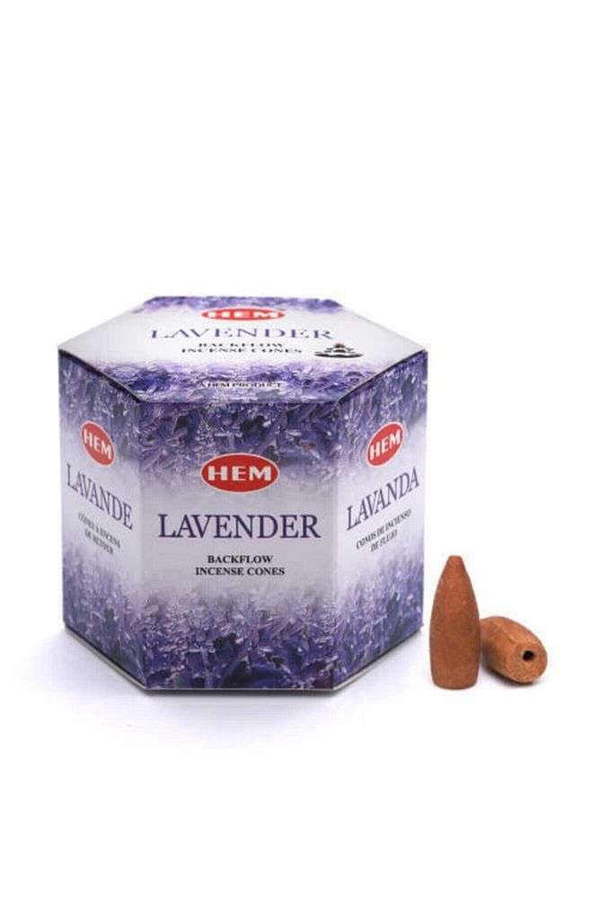 Hem Geri Akışlı Şelale Tütsü Konileri Lavanta Aromalı 40 Adet