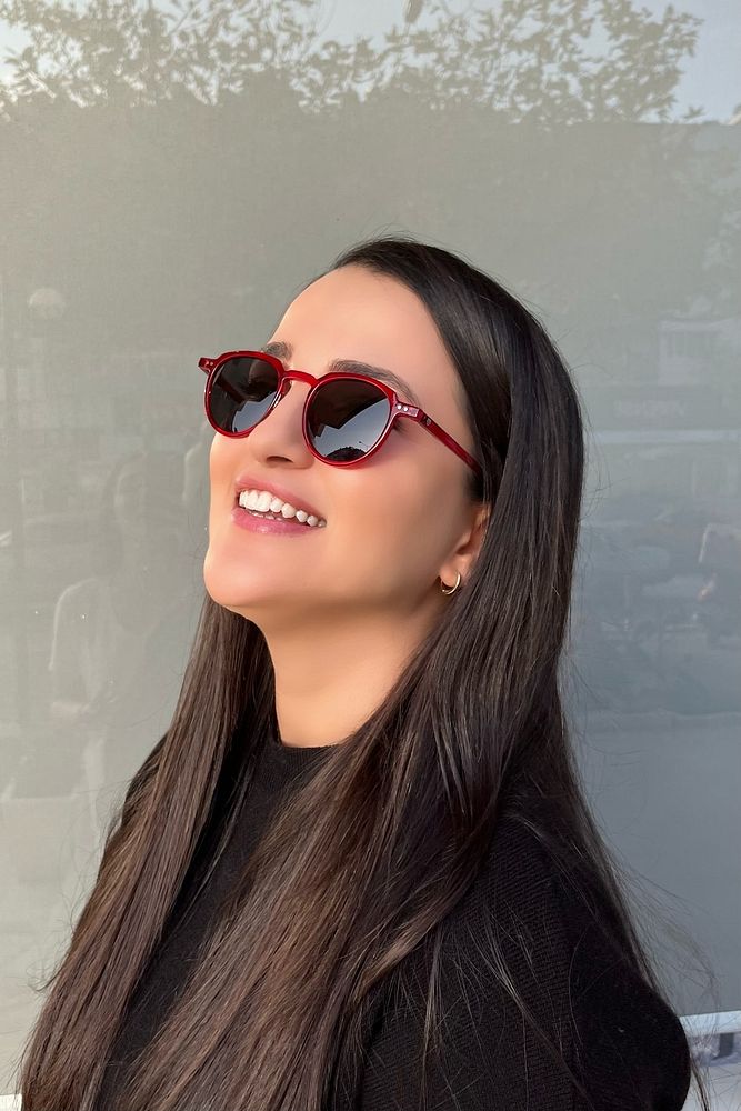 Target Unisex Geometrik Kırmızı Güneş Gözlüğü Tg 1359 C1818