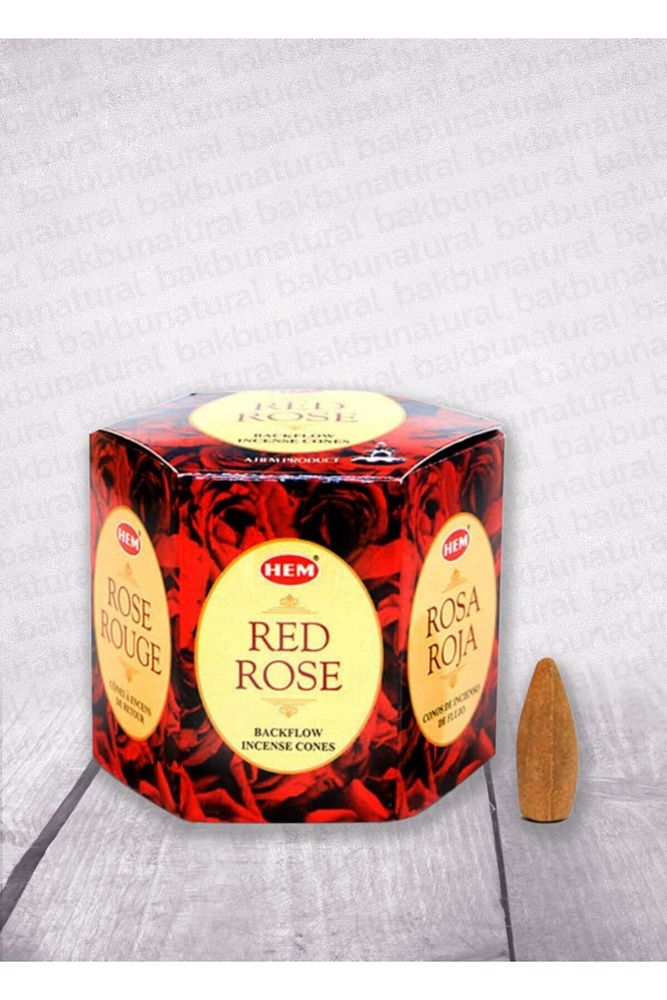 Red Rose Geri Akışlı Konik Tütsü 40 Adet