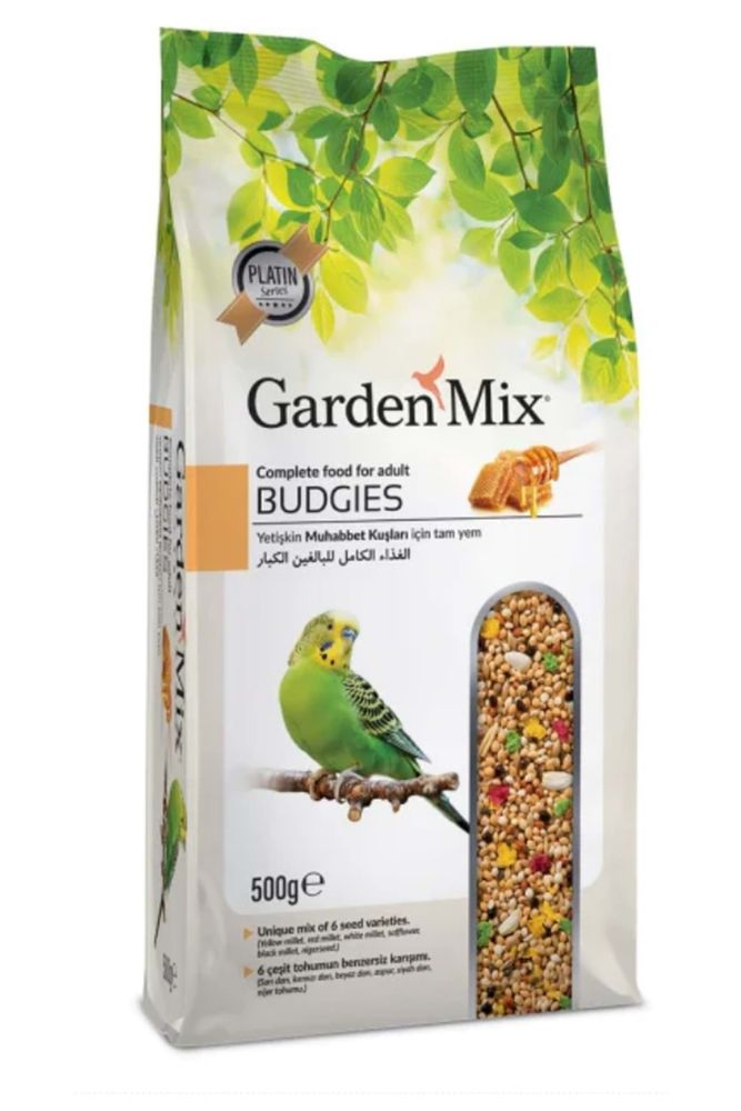 Garden Mix Platin Ballı Muhabbet Kuş Yemi 500g