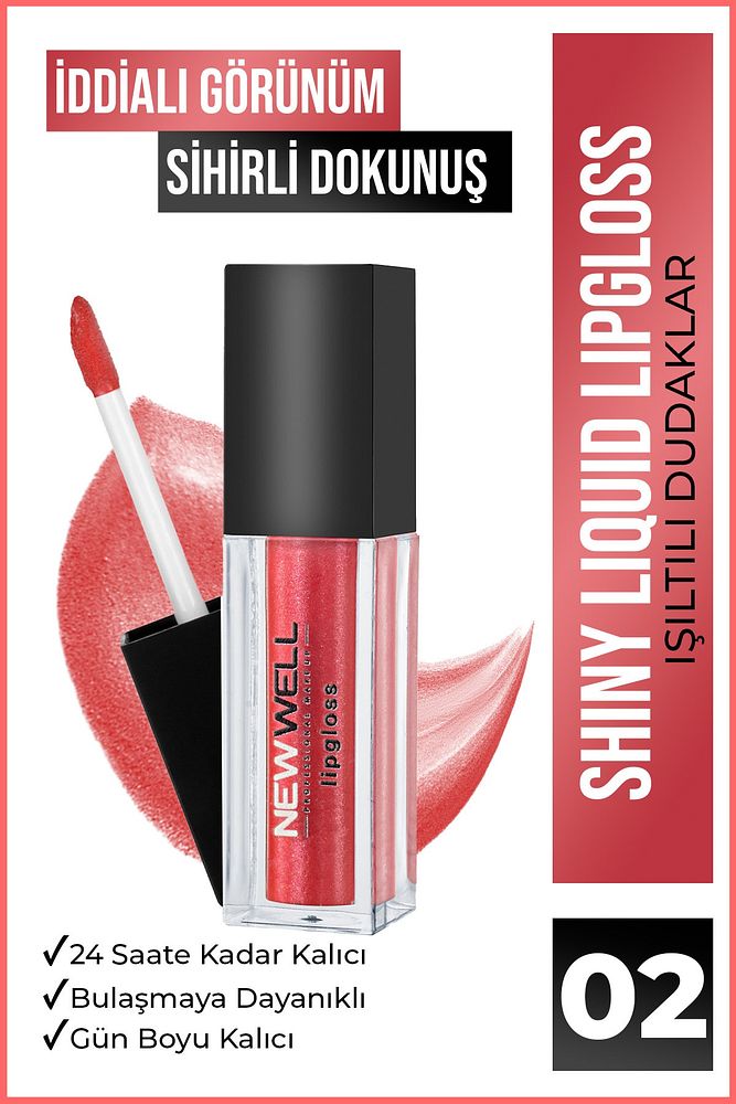 Shiny Liquid Lipstick - 02