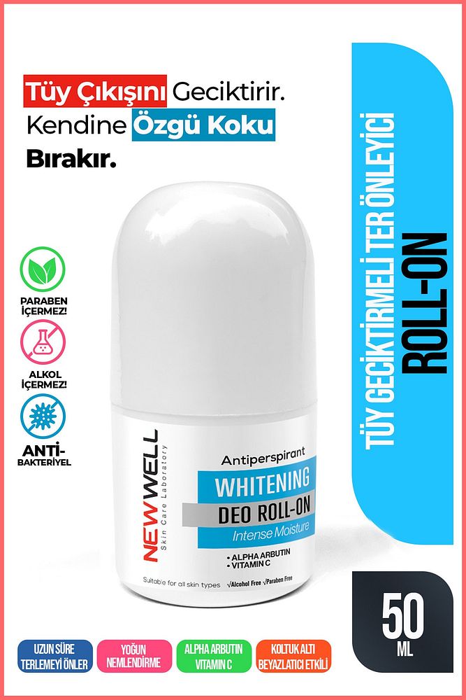 Ter Önleyici Beyazlatıcı Roll-on 50 Ml