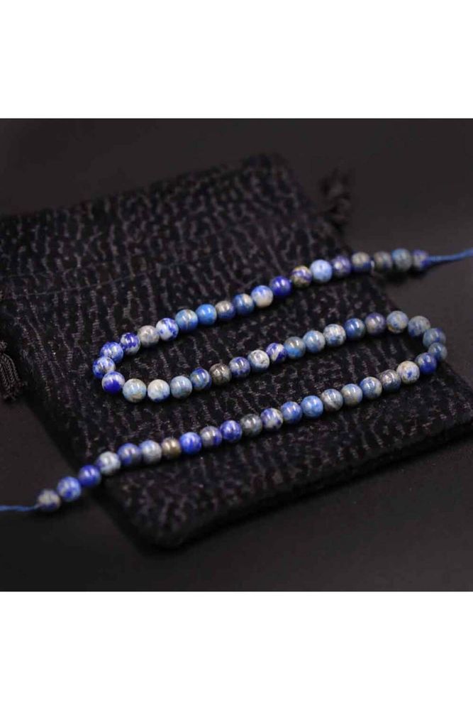 Lapis Lazuli Taşı Doğal Taş Dizi (6MM)