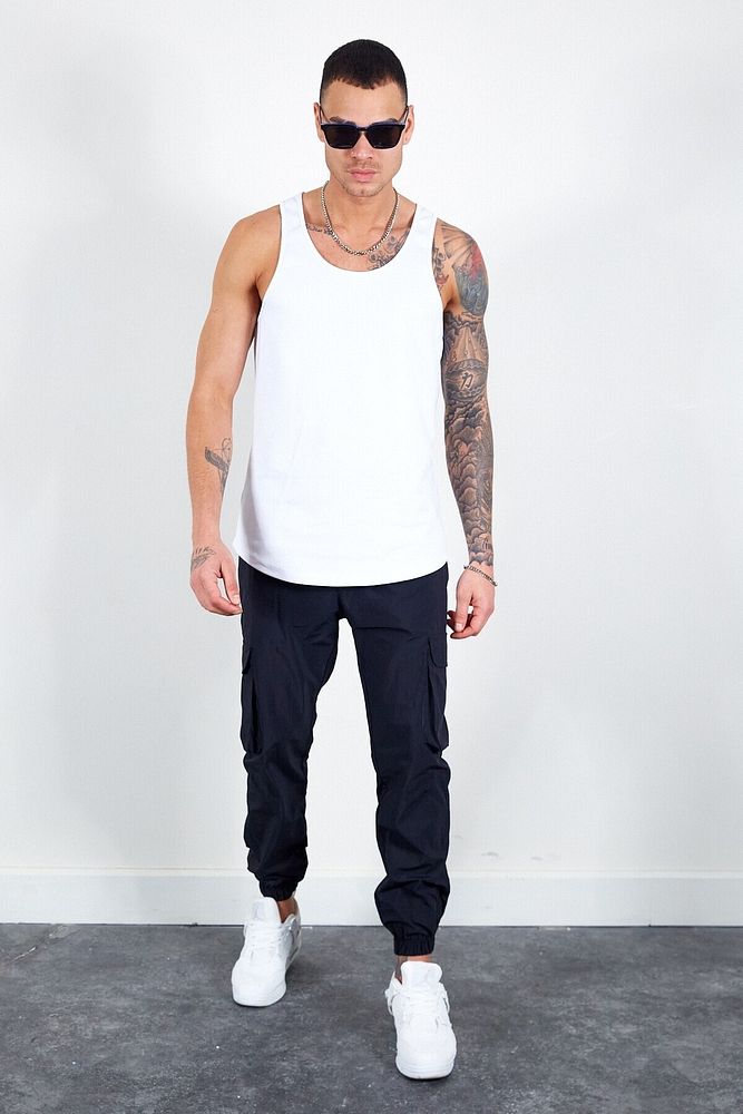 Erkek Beli Lastikli Slim Fit Paraşüt Jogger Pantolon