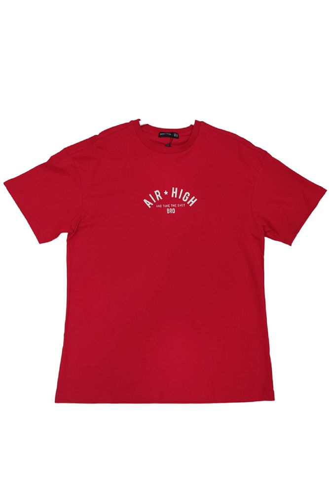 Erkek Air High Baskılı Oversize T-shirt