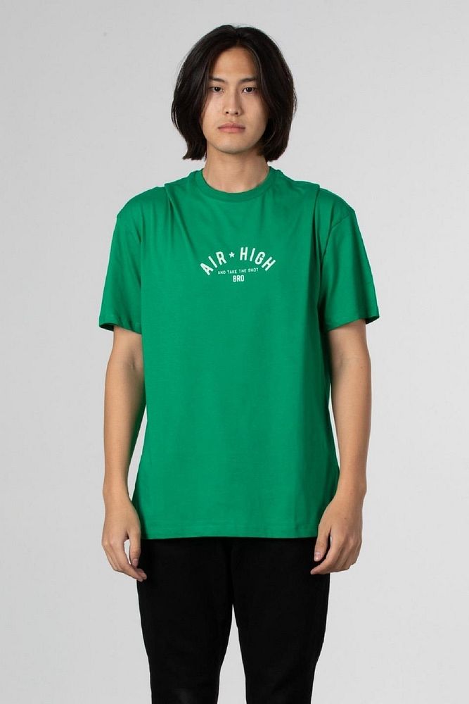 Erkek Air High Baskılı Oversize T-shirt
