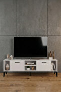 Linya TV Sehpası Suntalam Beyaz 160x35 cm