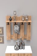 Country Duvar Askılığı Kahverengi 60 cm