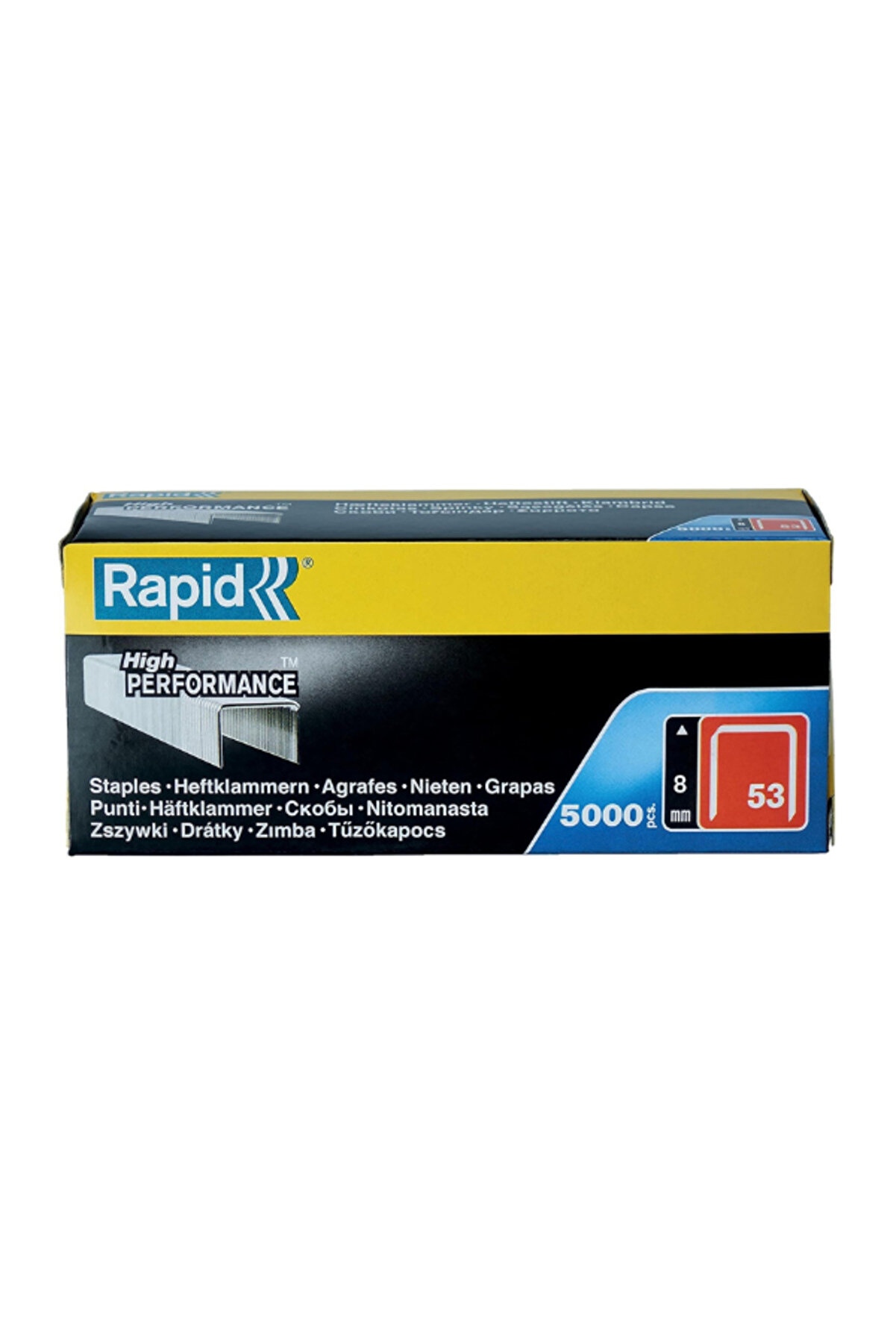 No.53 Staples 8mm (53/8) 5000pcs – Silver – 11857050