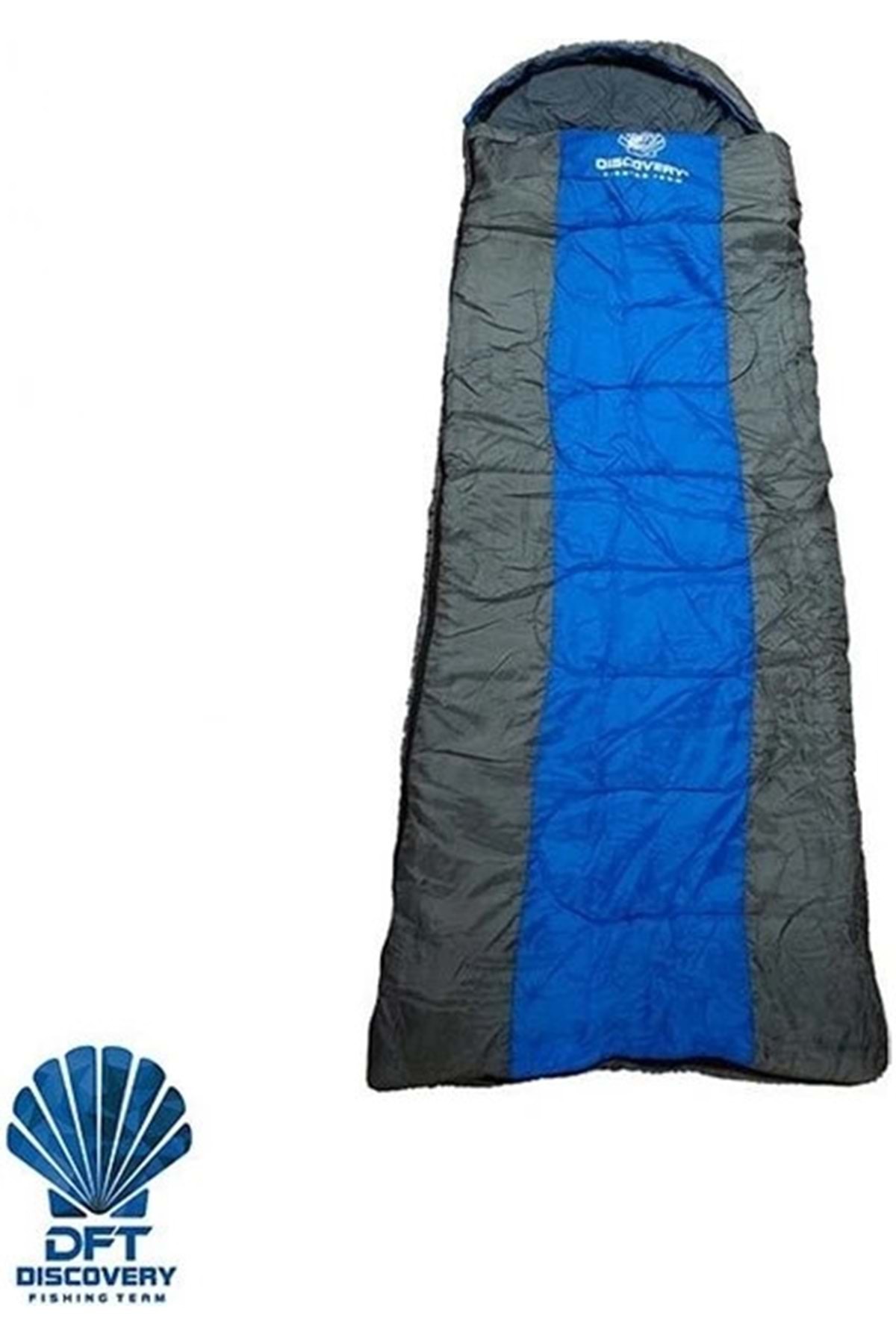DFT S. Düz 180 x 75cm Mavi +10° Uyku Tulumu | Kaliteli Kamp Malzemesi