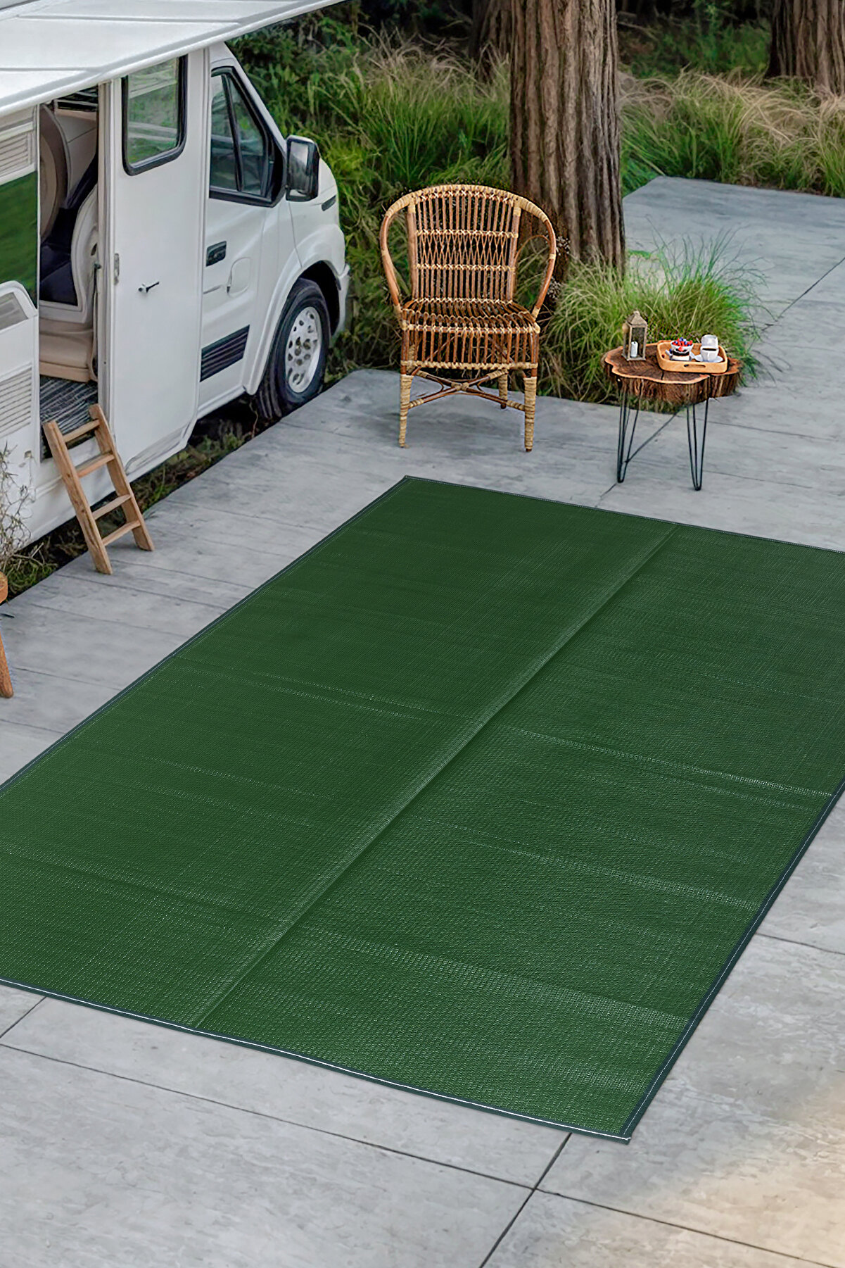 SİMEREV HALI HOME CONSEPT 90X180 1 Kişilik Katlanabilir Yıkanabilir Kamp Çadır Mat Plaj Piknik Hasırı Bahçe Halısı Kilim