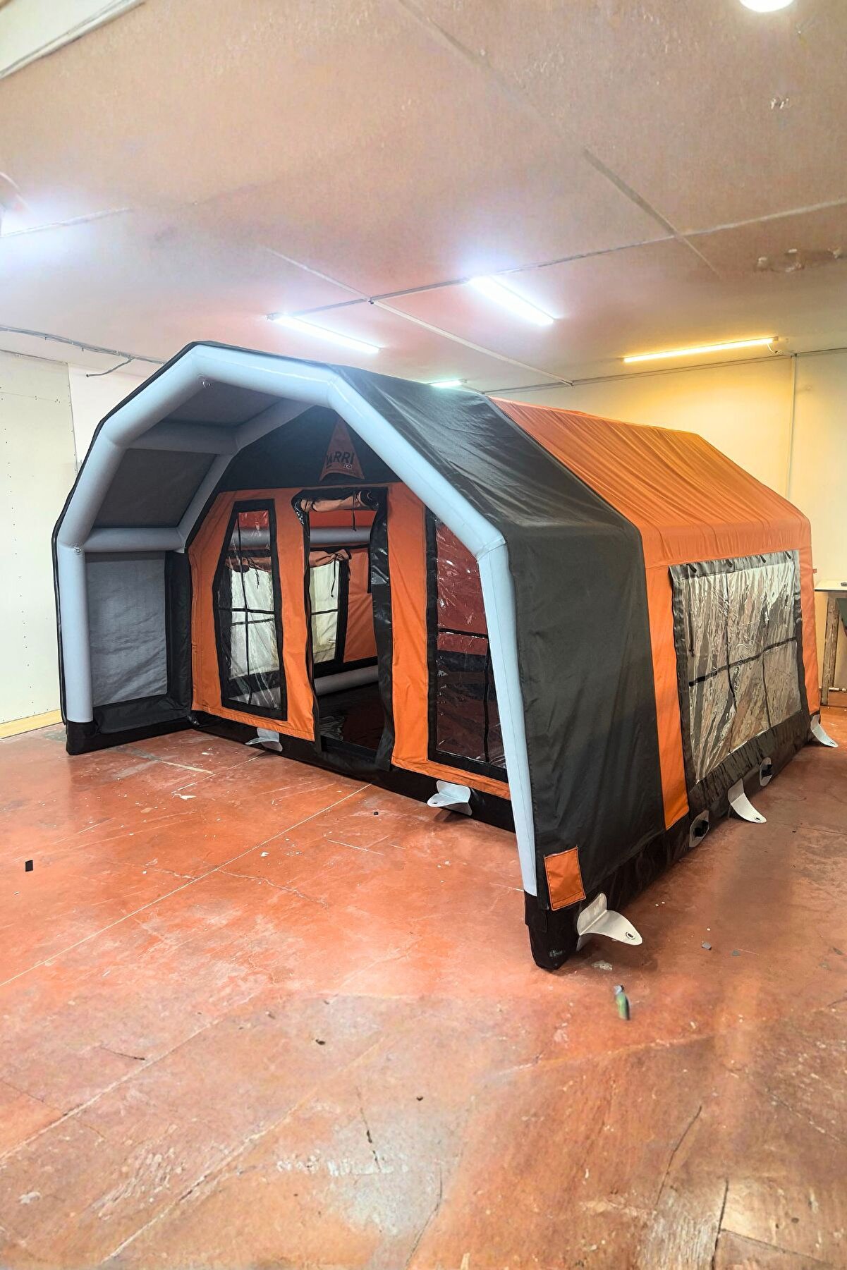 farrioutdoor FARRI OUTDOOR Şişme Çadır 6-8 kişi 10m2 ARENA MLODEL Turuncu renk