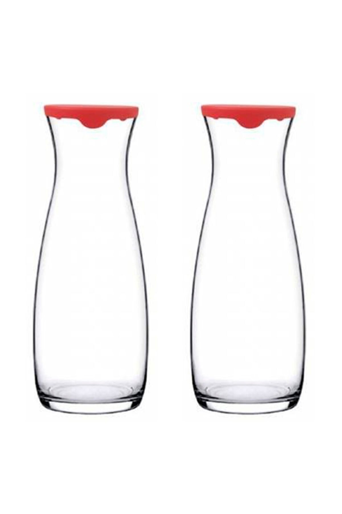 Amphora 2'li  Kapaklı Sürahi Kırmızı