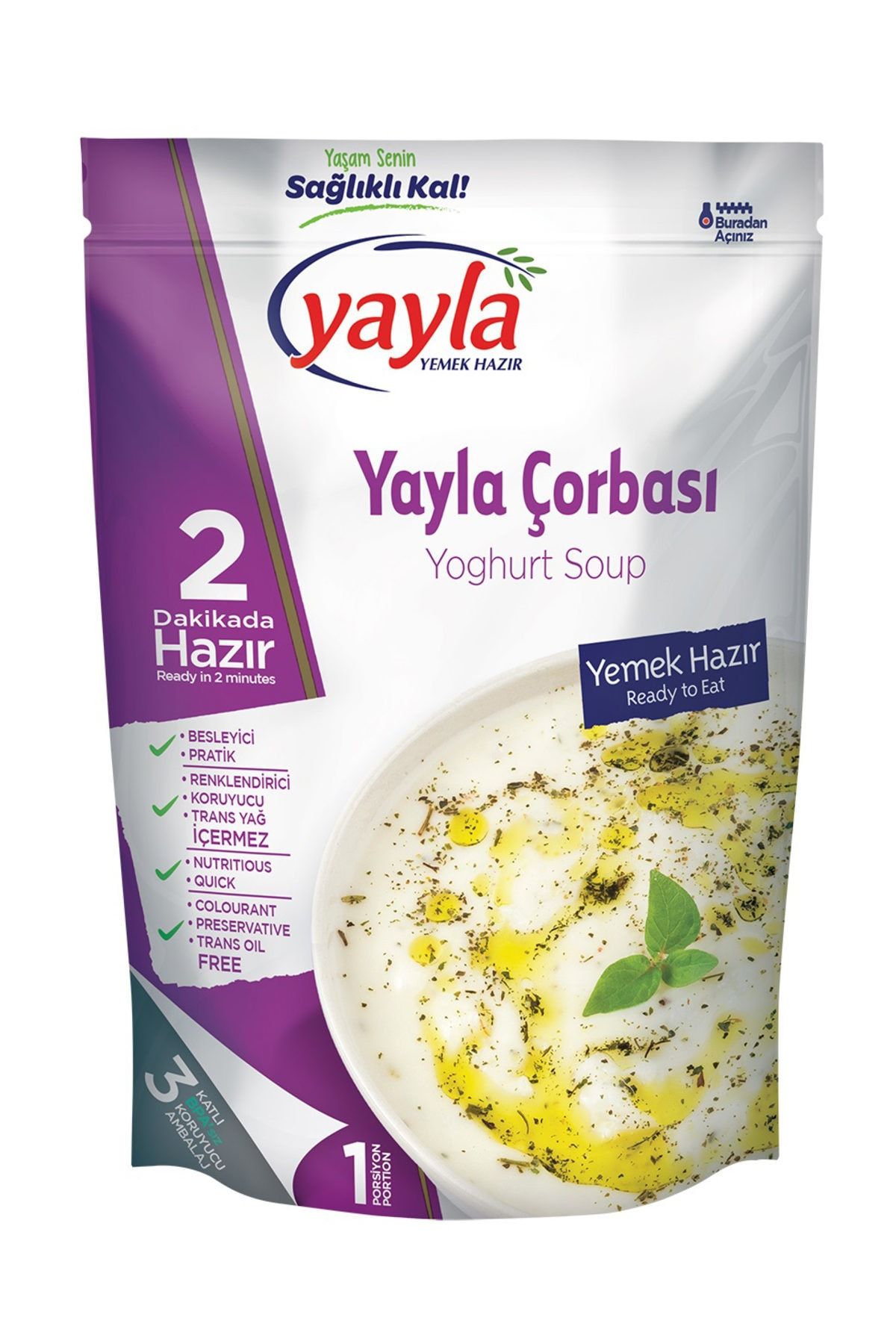 Yemek Hazır Yayla Çorbası 250 gr