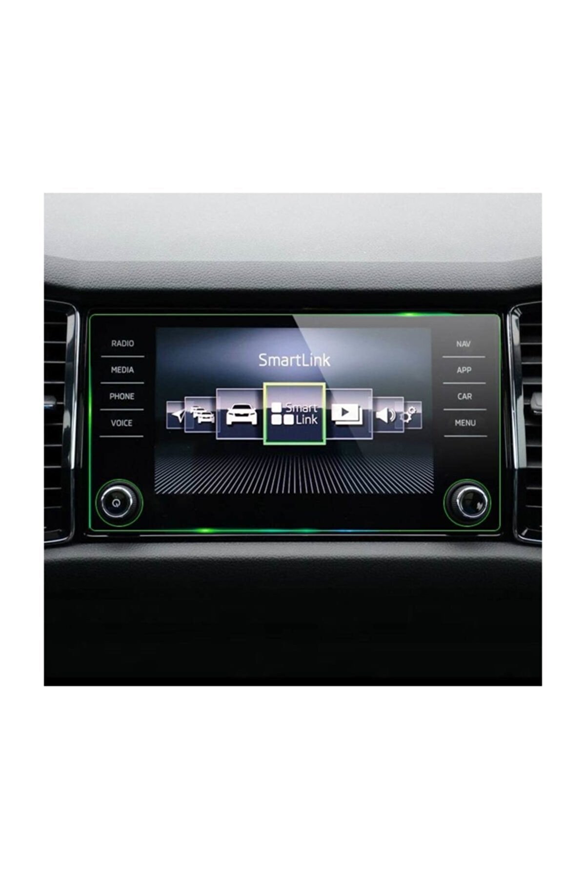 Skoda Kodiaq Karoq 8 Inç Navigasyon Ekran Koruyucu Film