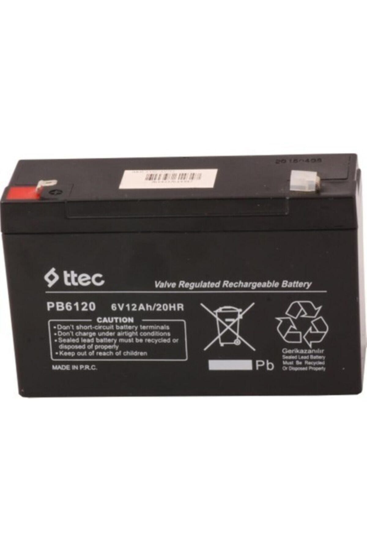 6 Volt 12amper 6v/12ah/20hr Kuru Tip Bakımsız Akü 6volt 12amper Batarya Pil 6v12ah Akü Battery