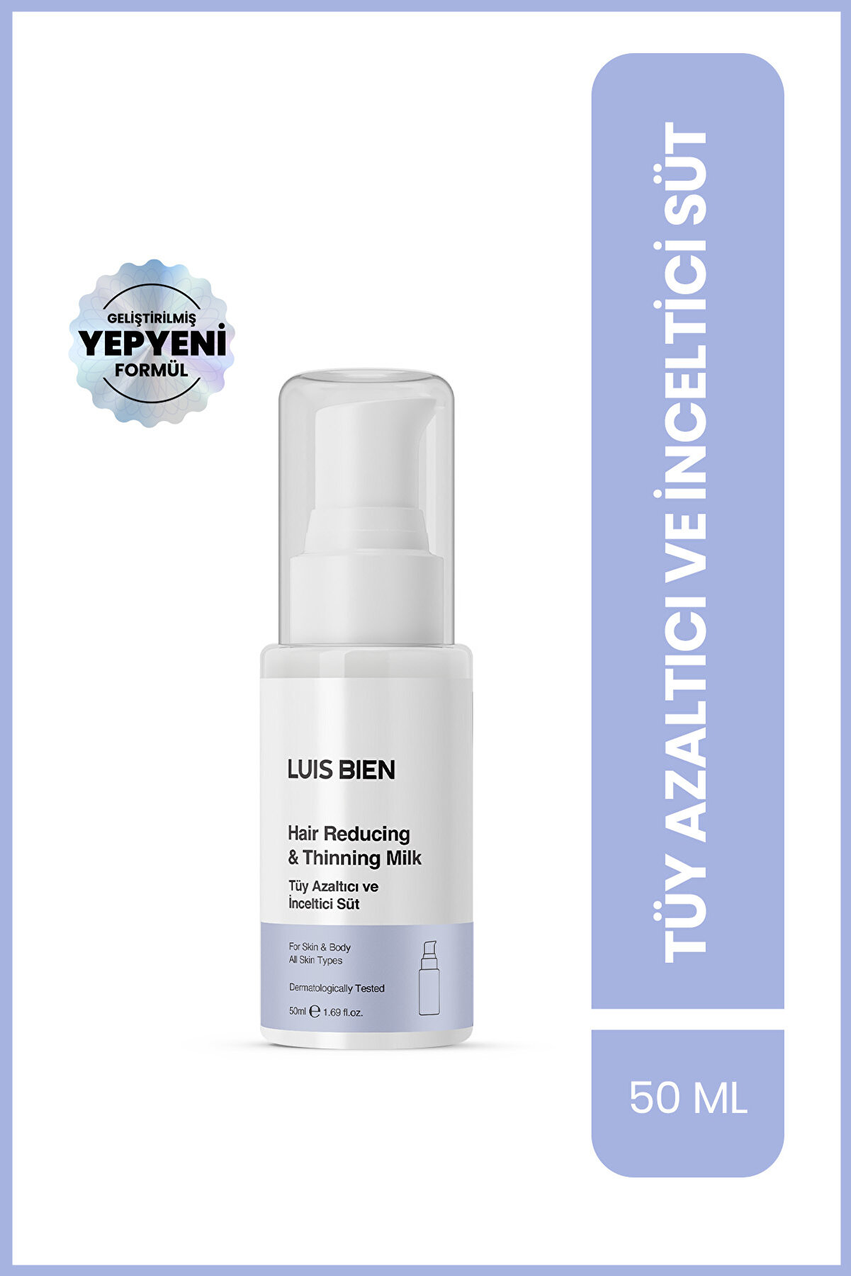 Epilasyon Sonrası Tüy Azaltıcı Bakım Sütü 50 ml – Nemlendirici, Yatıştırıcı Sprey
